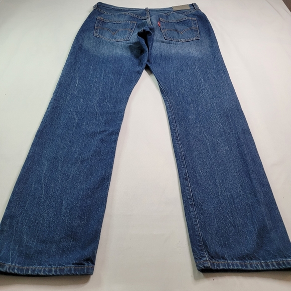 Levi's mens button fly jeans five pocket - Picture 4 of 7